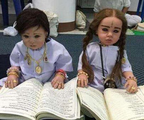 快手一个女的养古曼童 已经如此盛行了吗