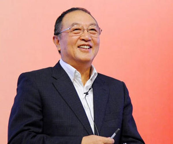 柳林妻子康乐的图片 柳传志相信儿子的眼光