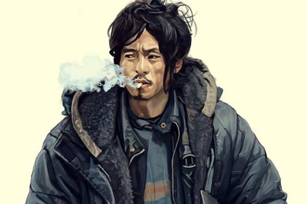 犀利哥犀利哥是因为一组图片红火了,是对于生活的一个太多,抽烟的状态