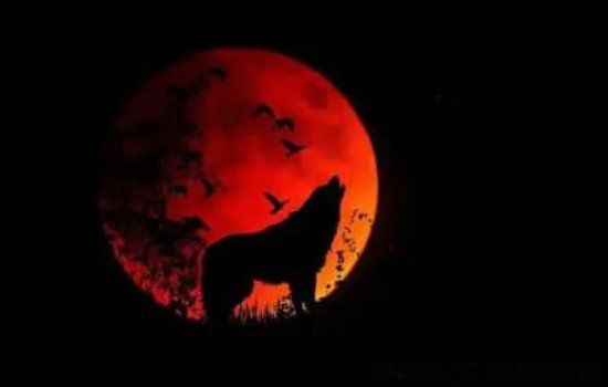 血月恐怖图片 古代血月出现意味着什么？是迷信吗