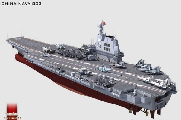 003号航母最新消息什么时候下水 最新卫星照片曝光