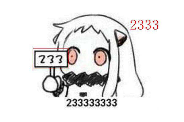 2333��ʾ���麬�� Ů�˷�����2333�İ�����˼