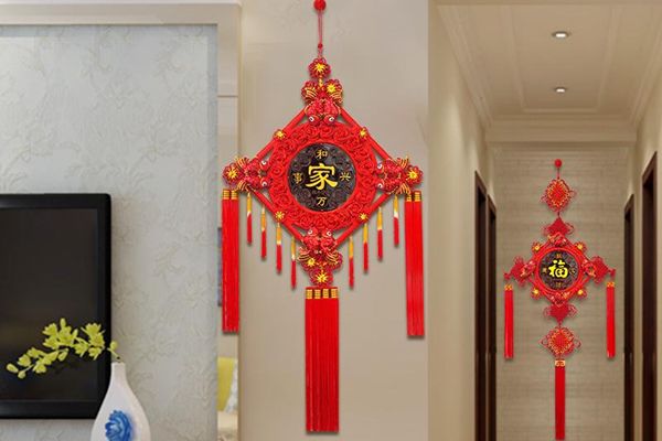 中国结挂件风水挂法 挂门外还是门内哪里最好