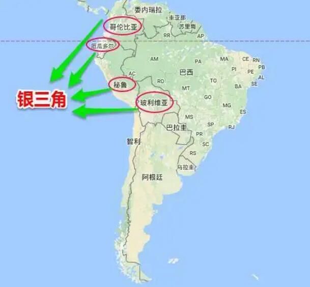 银三角是指哪几个国家是指拉丁美洲毒品产量集中的国家