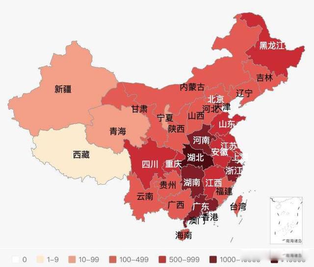 中国疫情重灾区有哪些省 疫情最严重的三个省