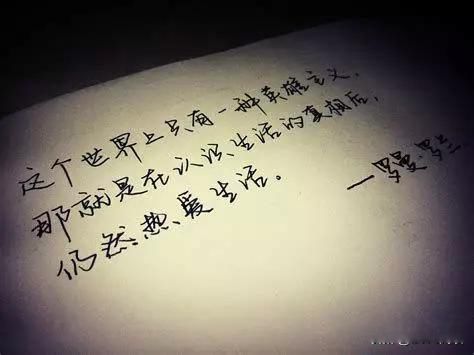 罗曼罗兰真正的英雄主义是认清生活真相罗曼罗兰经典语录