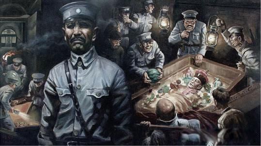 孙殿英盗墓时为何扒掉慈禧太后的裤子 所有行动都是为了钱