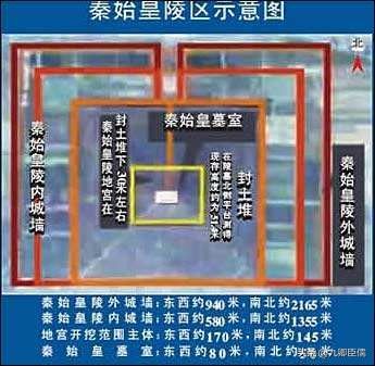 秦始皇陵地宫有多大在哪里 真正的地宫是什么样子的
