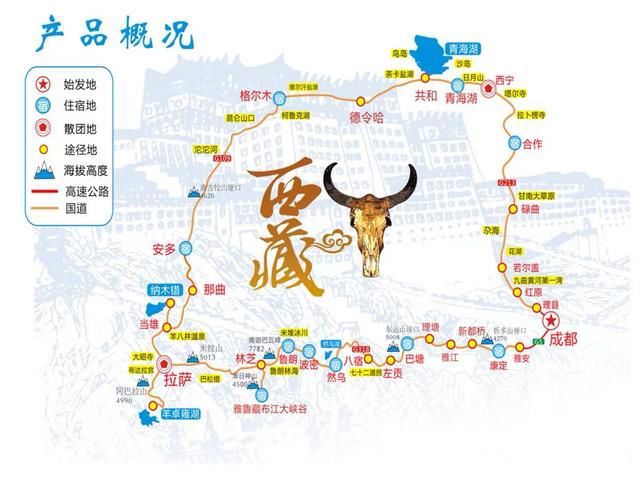 自驾游川藏线的最佳路线 走川藏线跟着导航走就是了