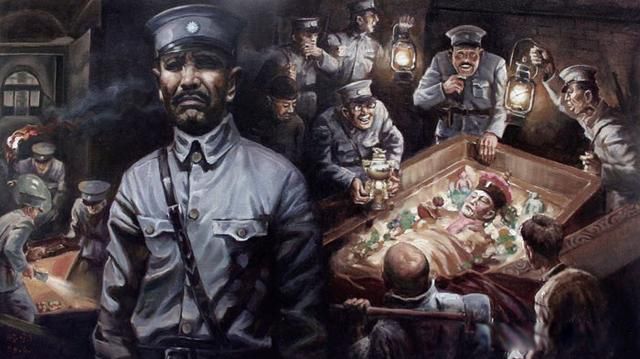 孙殿英盗墓时为什么要把慈禧身上的衣服扒下来呢 因为值钱