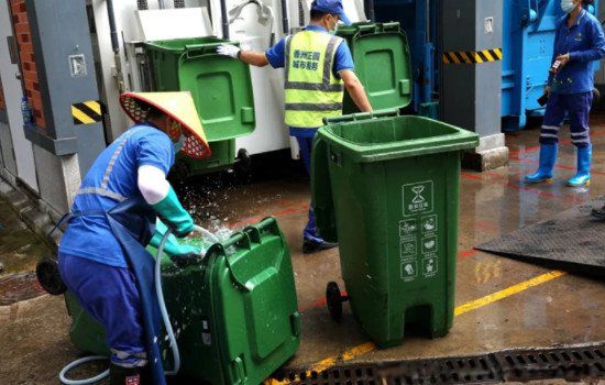垃圾桶分类颜色和标志 分类四种图片和名称