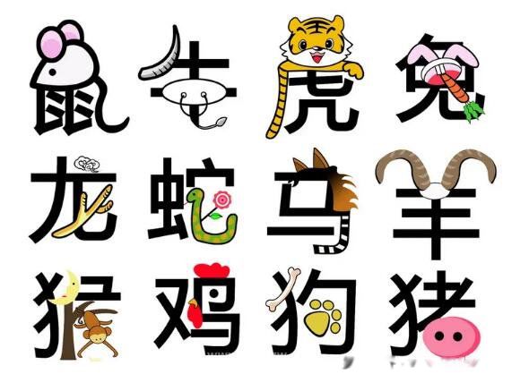 ʮ����Ф�����ͼ �����������������ԭ��