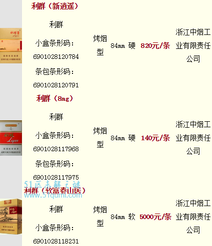 怎么看利群香烟真假 利群香烟种类及价格表图大全