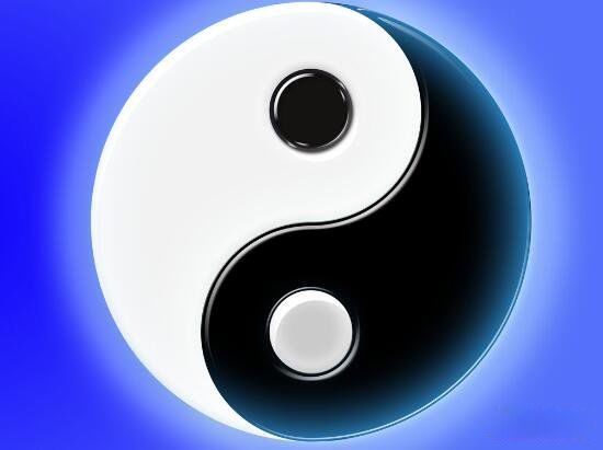 太极图是由一黑一白的两个鱼行纹组成的圆形,被人们俗称为阴阳鱼