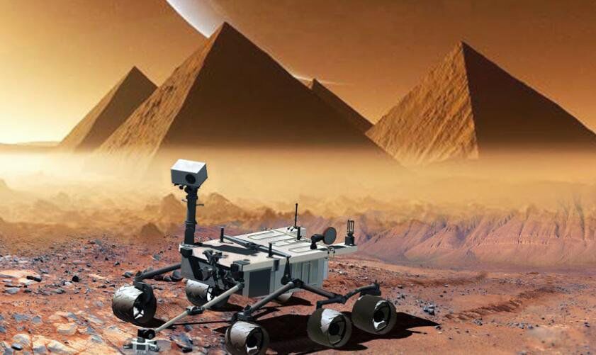 火星上的金字塔图片之谜 发现众多金字塔是假的