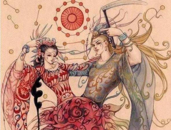 女娲伏羲手里拿尺和规图好恐怖 伏羲和女娲的交尾图藏着什么东西
