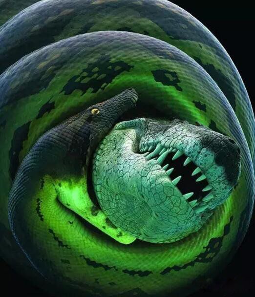 塞雷洪泰坦蟒的图片长什么样 有多大灭绝了吗