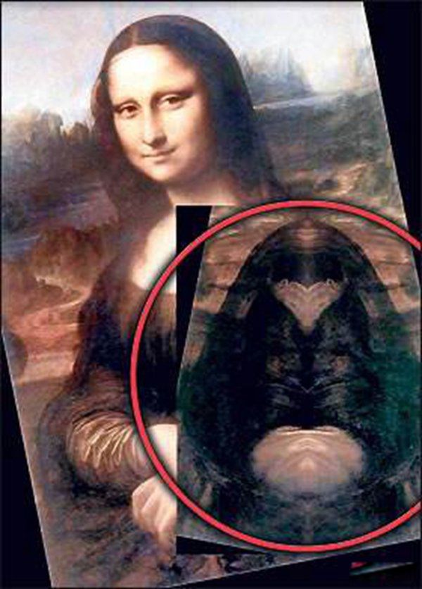 蒙娜丽莎是谁画的秘密图片