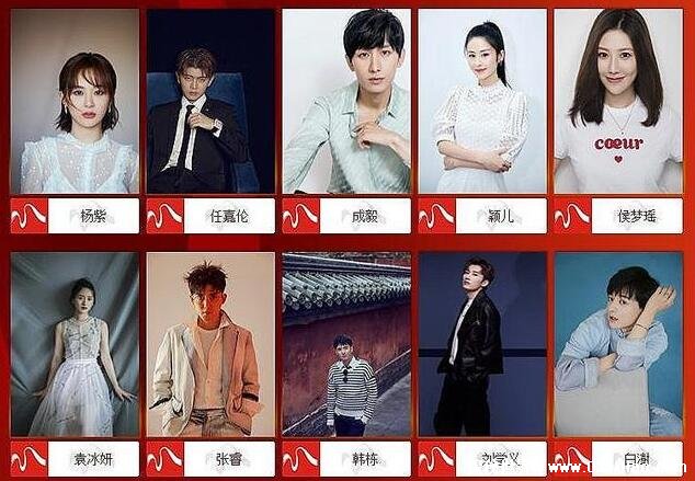 欢瑞世纪旗下艺人名单全部