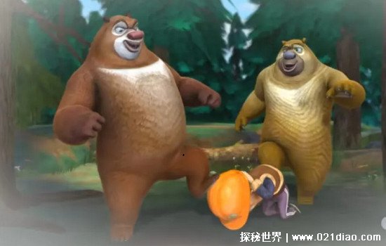 熊出没第92集有鬼的图片 电视机完全不受控制假的