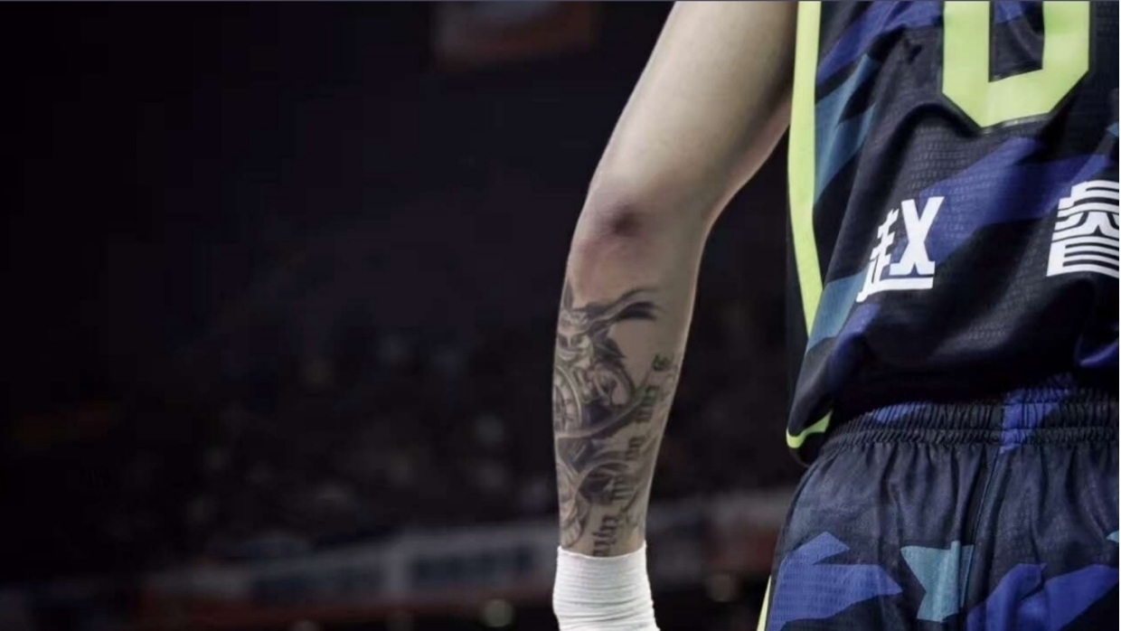 赵睿纹身含义 纹身图案来了