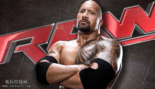 道恩强森纹身图案是什么 强森和奥尼尔合影照片