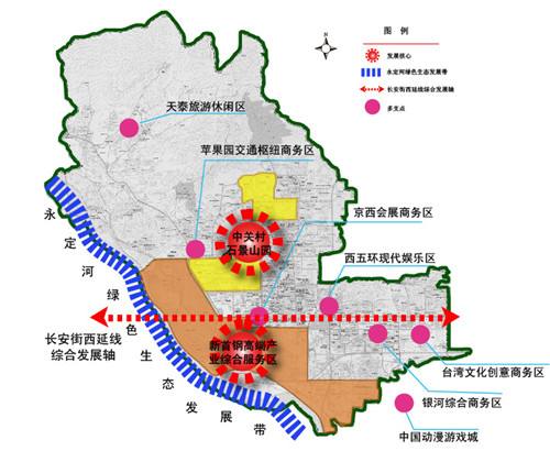 石景山区衙门口规划图 石景山区为什么那么小