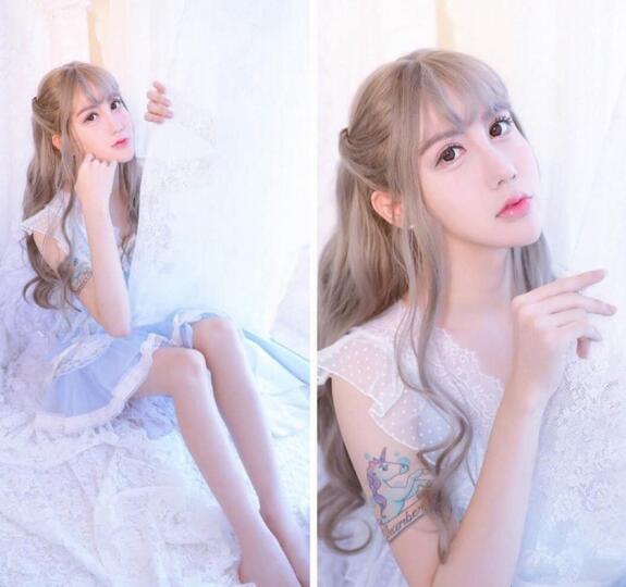 刘梓晨为什么叫金针菇 刘梓晨女装照片组图