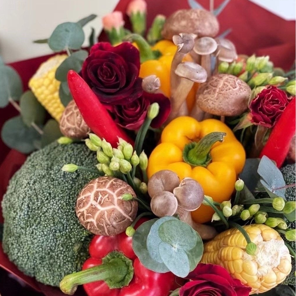 蔬菜花束图片大全 蔬菜花束的花语是什么 寓意如何