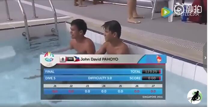 菲律宾跳水队搞笑视频怎么回事 为什么那么差是故意的吧