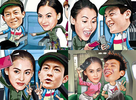 张柏芝陈冠希合照 张柏芝或许是忘了艳照门的阴霾了