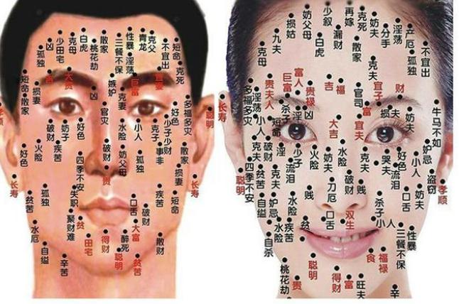 风水学上说,这种面相的人一般的都事业辉煌,但是感情坎坷.