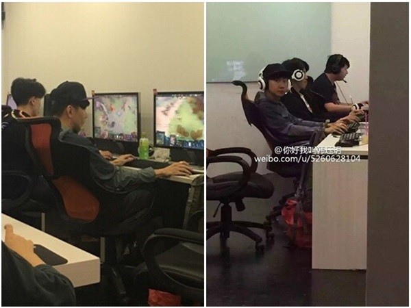 林俊杰根本电竞狂人 春晚演出前打DOTA被抓包啦