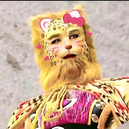 金钱豹头像什么梗 西游记金钱豹头像高清图片(男女戴口罩的都有)