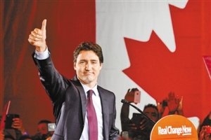 加拿大总理特鲁多身高简历帅照曝光 贾斯汀特鲁多妻子是谁背景图