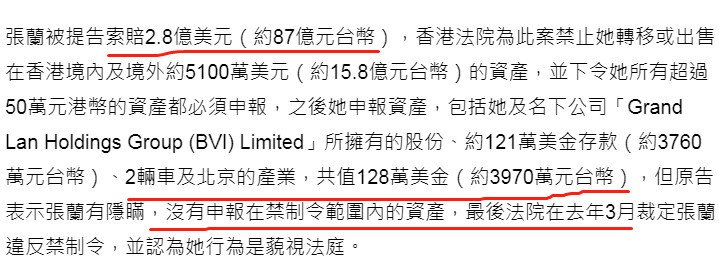 大S婆婆张兰被判监禁一年事件辟谣 俏江南张兰净身出户现状很惨