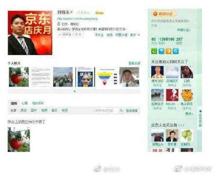 刘强东庄佳为何分手西红柿门事件图 刘强东婚内不安分喜欢大学生