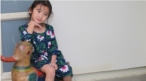 洪晃收养的小女孩平平照片 洪晃为什么领养没生孩子是不能生育