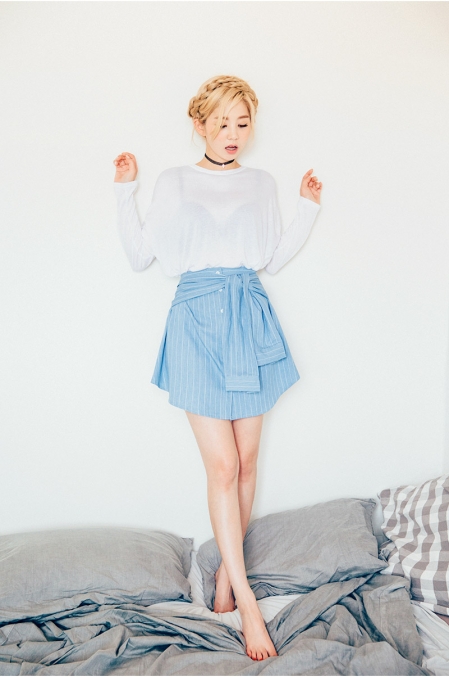 浅蓝色配什么颜色好看图片 一抹清浅的蓝诠释小清新