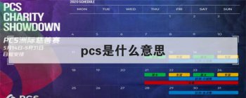 pcs是什么意思 是英文PIECES的缩写