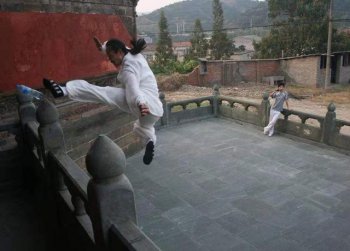 当今轻功第一人 武当道长陈师行是不是真功夫