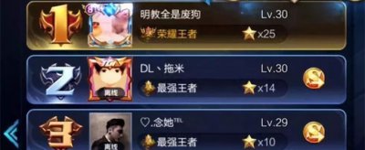 王者荣耀“明教”是什么梗 王者荣耀战力上限表