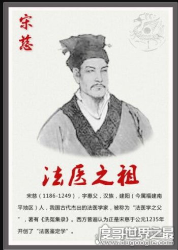 宋慈被尊为世界什么鼻祖 宋慈的个人经历轶事典故