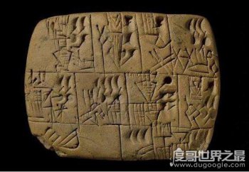 世界上最古老的文字盘点 楔形文字诞生于公元前3400年