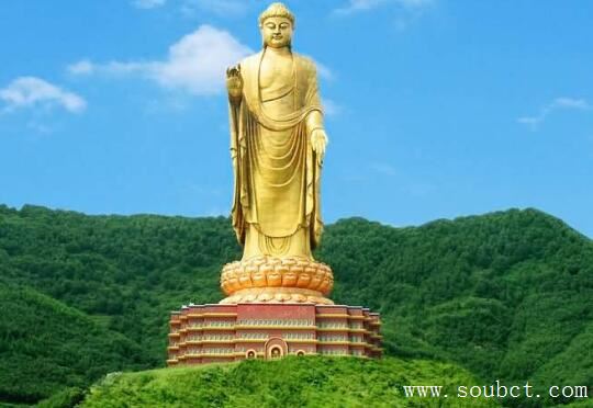 中国最高的佛像河南鲁山大佛 高108米堪称奇迹