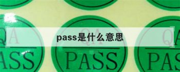 pass��ʲô��˼ ���嶼����Щ�÷���
