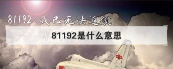 81192��ʲô��˼ �������ֱ�����������
