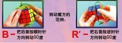 魔方的玩法口诀七步