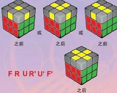 魔方的玩法口诀七步