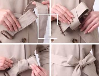 各种腰带的系法图解教程 系法都是不一样的